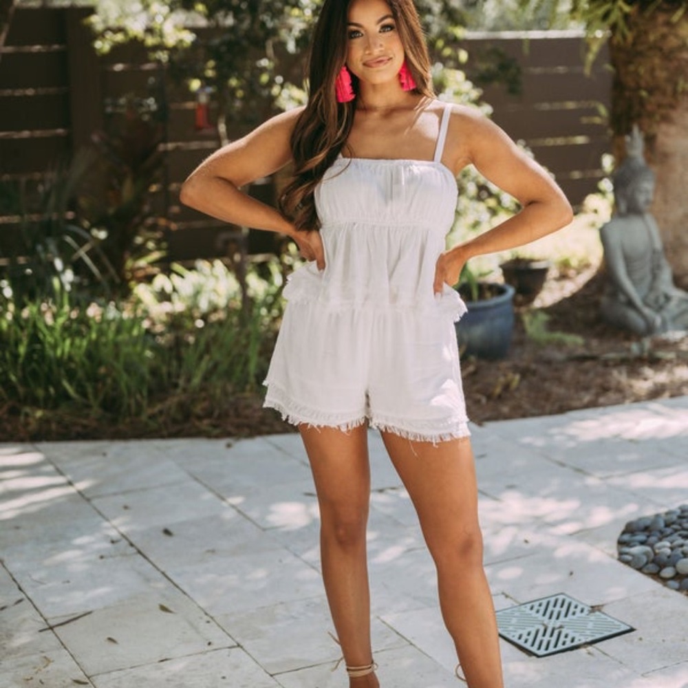 Le Lis white short set NWT from These Three Botique